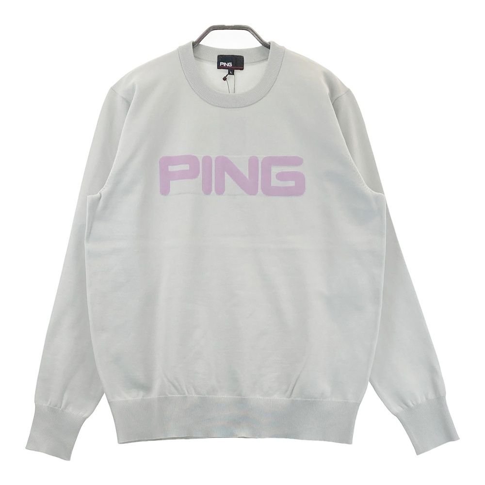 サイズ：L PING ピン 2025年 621-5270903 ニット セーター グレー系 [240101685930] ゴルフウェア メンズ ストスト