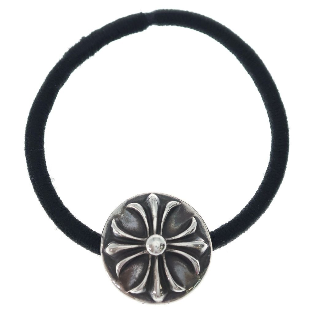 CHROME HEARTS (クロムハーツ) HAIRBAND クロスボール ヘアバンド ヘアゴムコンチョ シルバー BCA151