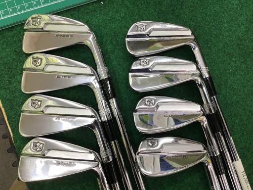 【中古】 ウィルソン Wilson staff STAFF MODEL BLADE 8S USA アイアンセット IR Dynamic Gold (フレックスS) メンズ 男性用 右利き 右用 Cランク ゴルフクラブ
