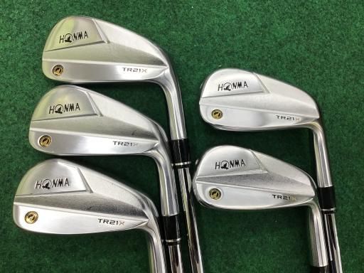【中古】 本間ゴルフ TOUR WORLD TR21X 5S アイアンセット IR NS PRO 950GH neo (フレックスS) メンズ 男性用 右利き 右用 Cランク ゴルフクラブ