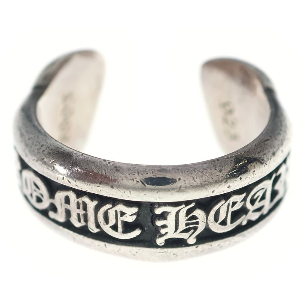 CHROME HEARTS (クロムハーツ) SM SCROLL LABEL スモールスクロールラベル リング シルバー BCA413