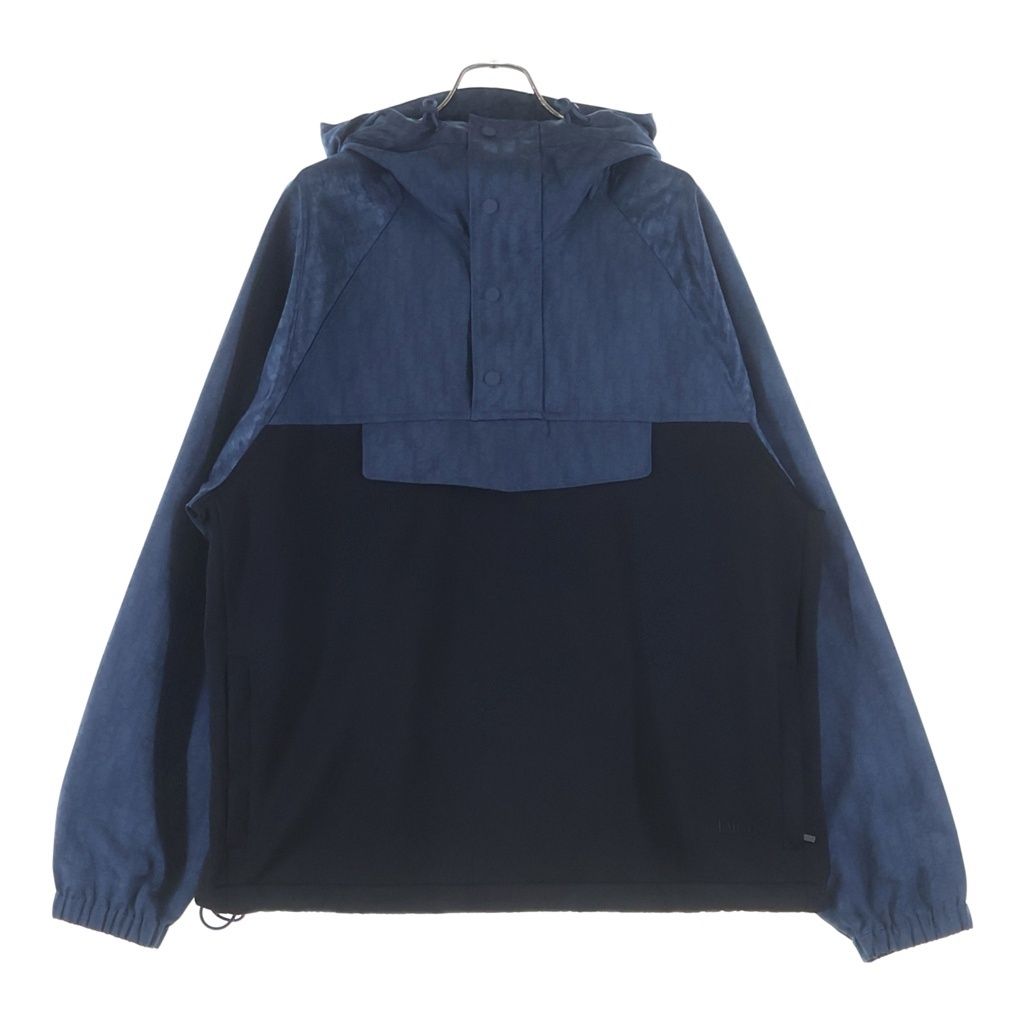 Christian Dior (クリスチャンディオール) オブリーク アノラックジャケット ブラック×ブルー #XXL 193J640A0631