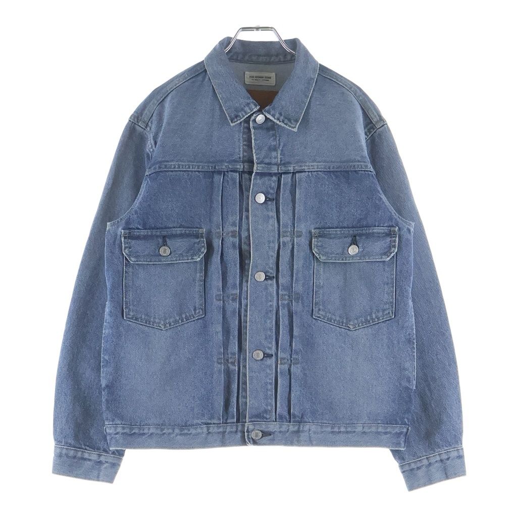 RON HERMAN (ロンハーマン) Recycled Cotton Used Denim Jacket リサイクルコットン ユーズド デニムジャケット インディゴ 4120400018