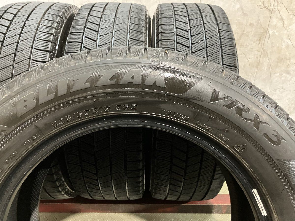 BS BRIDGESTONE BLIZZAK VRX3 205/60R16 16インチ スタッドレス 4本 22 