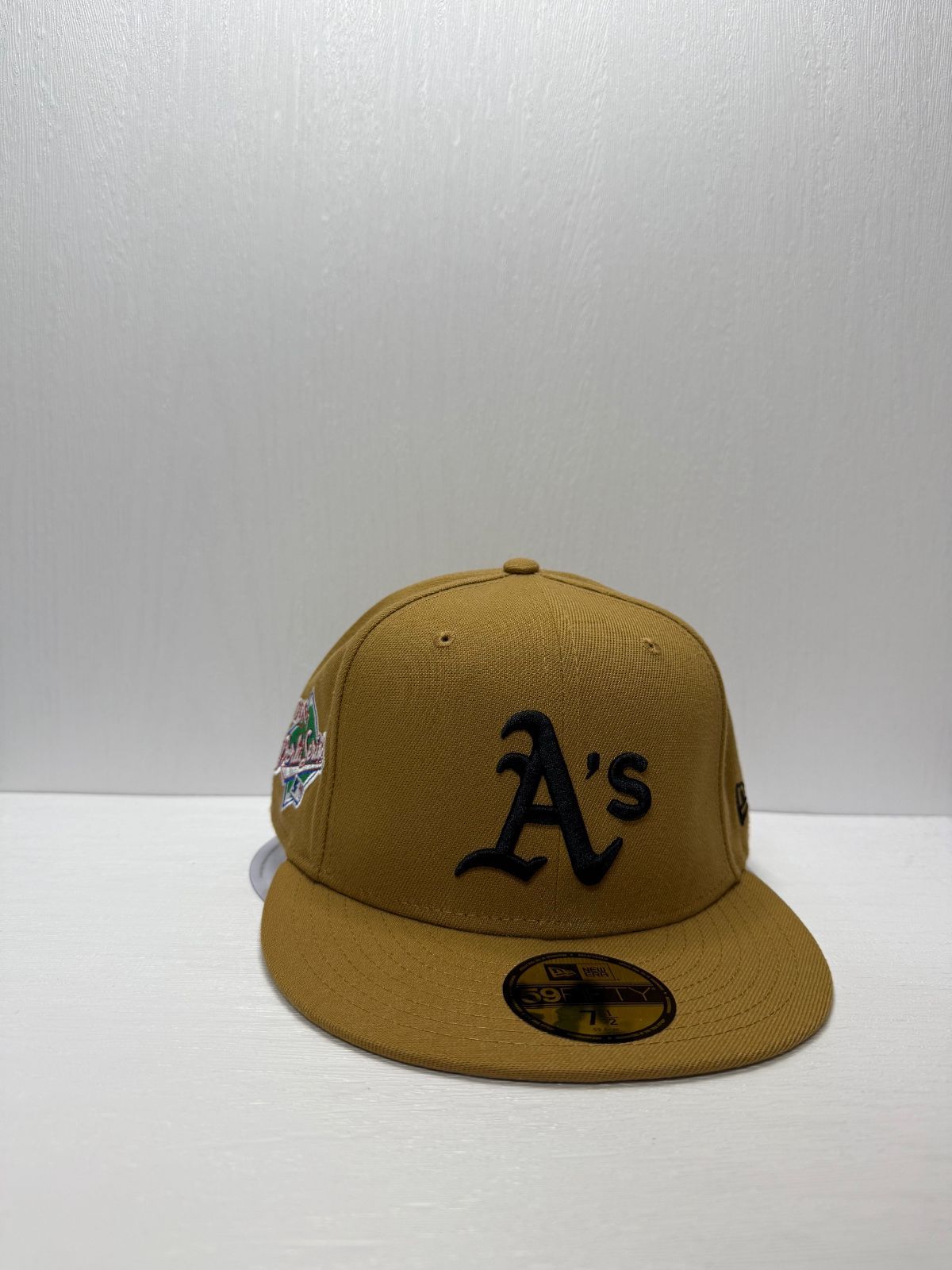 ニューエラ オークランドアスレチックス ワールドシリーズ1989 59fifty フィッティドキャップ ブラウンカラー