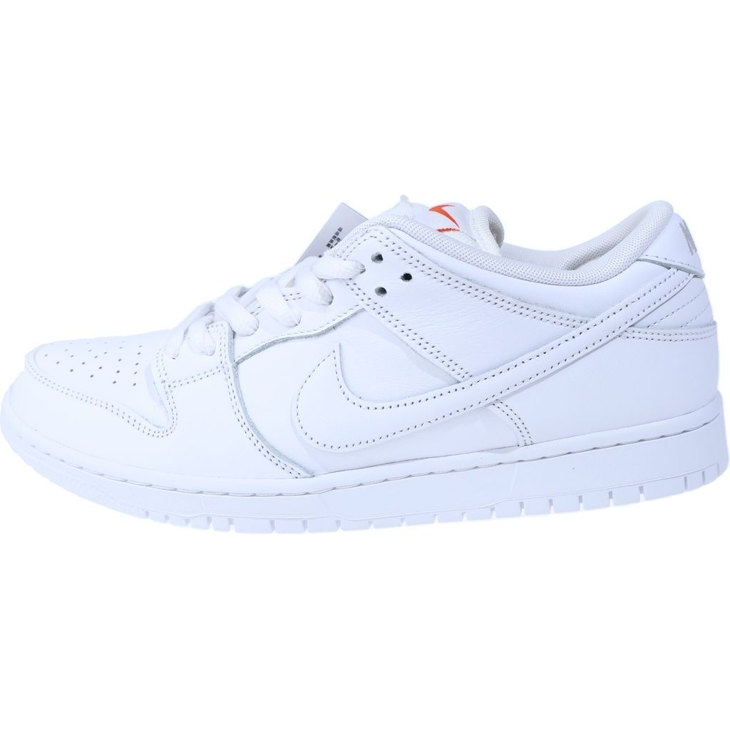 NIKE SB (ナイキエスビー) DUNK LOW PRO ISO TRIPLE WHITE ダンク ロー プロ ローカットスニーカー ホワイト US11.5/29.5cm FJ1674-100