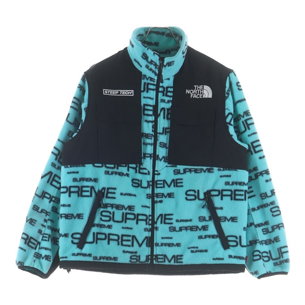 SUPREME (シュプリーム) 21AW ×THE NORTH FACE Steep Tech Fleece Jacket スティープ テックフリース ジップアップ ジャケット ライトブルー NA52101I