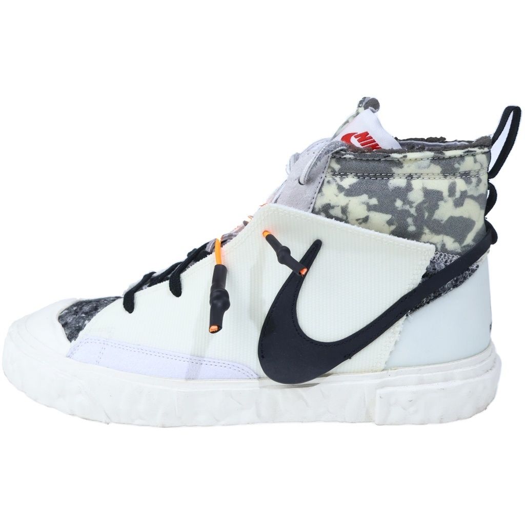 NIKE (ナイキ) ×READYMADE BLAZER MID レディメイド ブレザー ハイカットスニーカー ブラック/ホワイト US10.5/28.5cm CZ3589-100