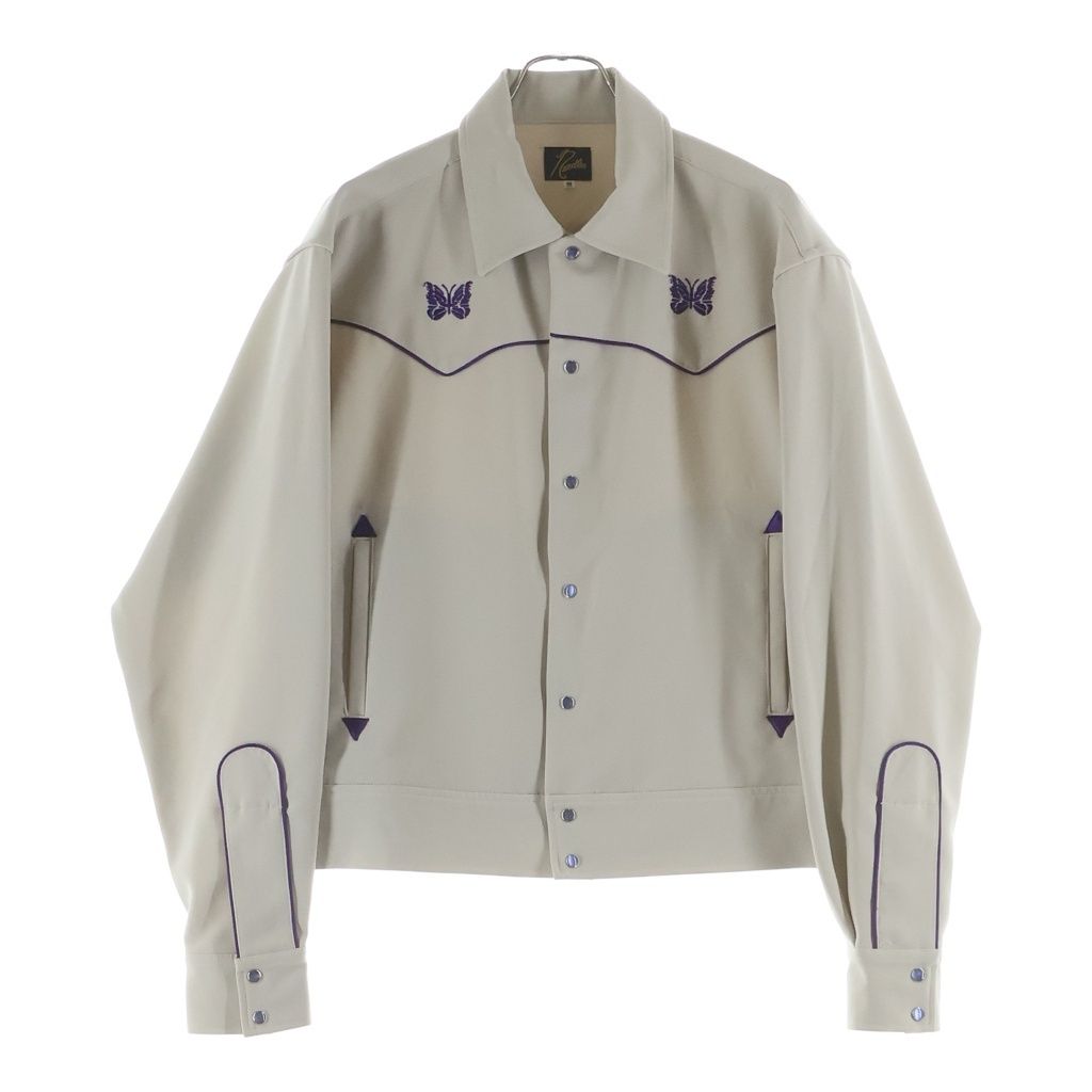 Needles (ニードルス) 22SS PIPING COWBOY JACKET パイピング カウボーイジャケット ポリエステル ベージュ KP122