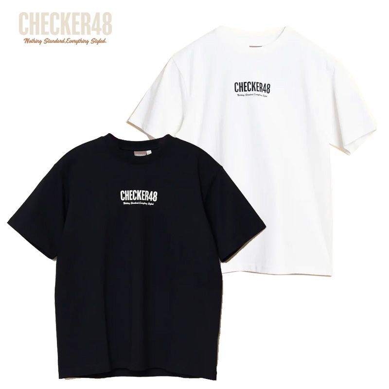 チェッカー48 メンズ プーディ Tシャツ 半袖 C48-00S001 日本正規品 wer CHECKER48
