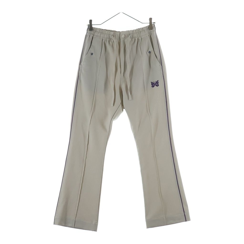Needles (ニードルス) PIPING COWBOY PANT ロゴ刺繍 パイピング トラックパンツ ポリエステル ベージュ KP123