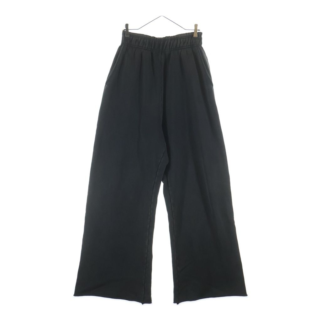 entire studios (エンタイア スタジオ) FULL SWEATPANT フルスウェットパンツ ウォッシュド ブラック ES2489 PO0209