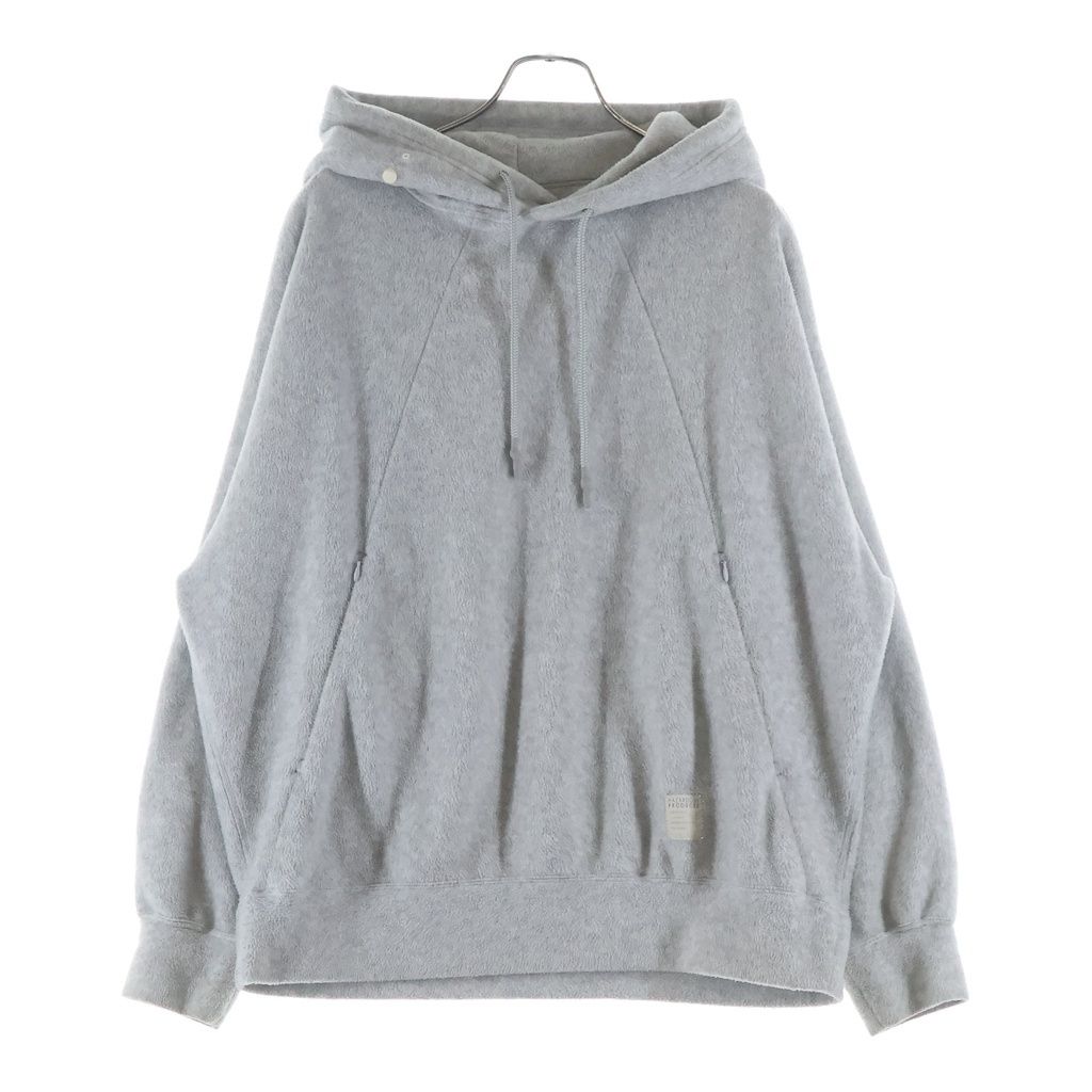 O- 0-CHO-RUI.LAB (オーレイチョウルイラボ) FLEECE HOODIE ドローコード フリースプルオーバーフーディ グレー 8,873円