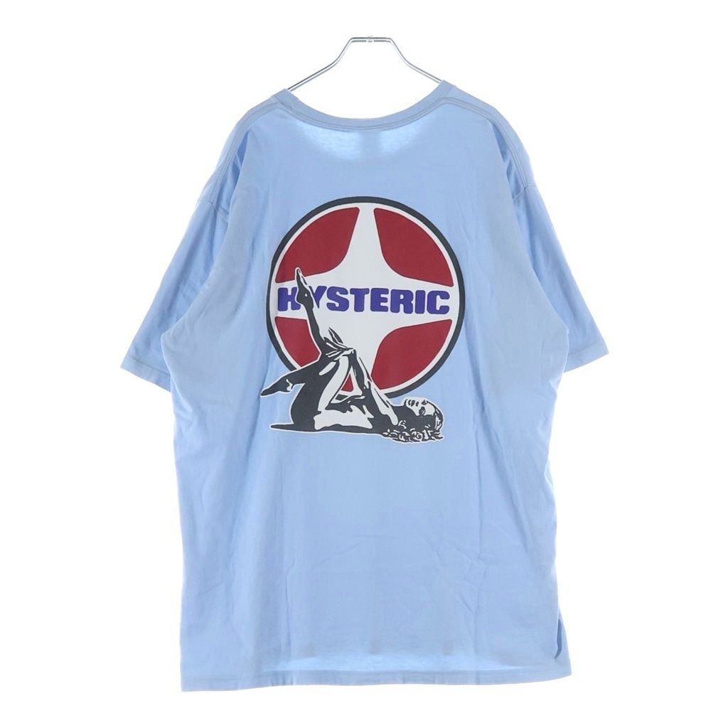 SUPREME (シュプリーム) 24AW ×HYSTERIC GLAMOUR Pin Up Tee ヒステリックグラマー ピンアップ クルーネック半袖Tシャツカットソー ブルー