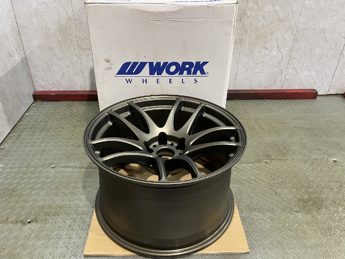 【新品】WORK EMOTION kiwami EMT-KWM ワーク エモーション 極 18インチ 2本 10.5J5HPCD114.3+15 ドリケツ アッシュドチタン　(MHZ937)
