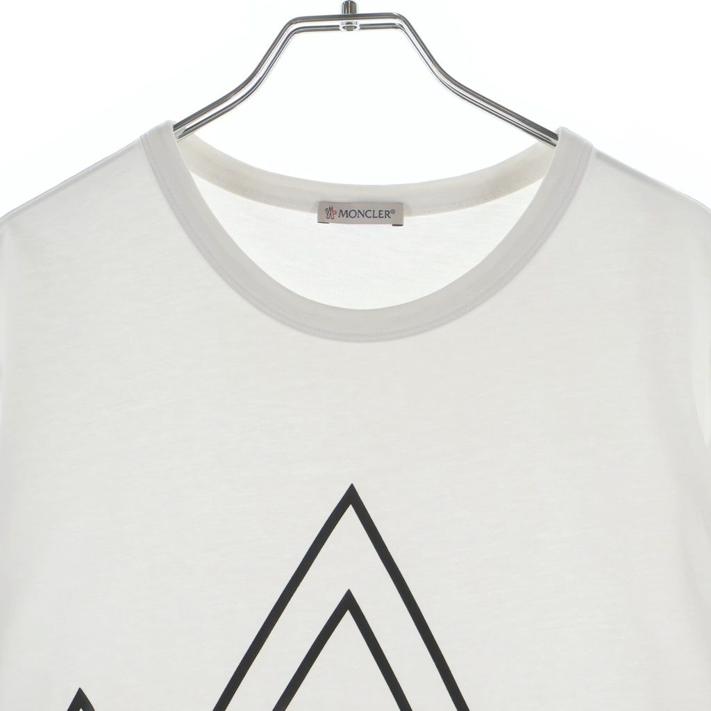MONCLER MAGLIA T-SHIRT ホワイト MONCLER (モンクレール) MAGLIA T-SHIRT マグリアTシャツ ホワイト