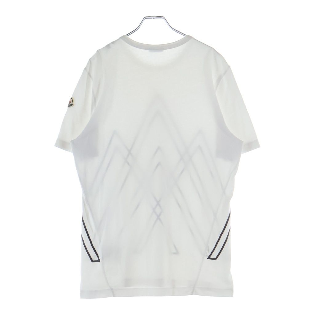 MONCLER MAGLIA T-SHIRT ホワイト MONCLER (モンクレール) MAGLIA T-SHIRT マグリアTシャツ ホワイト