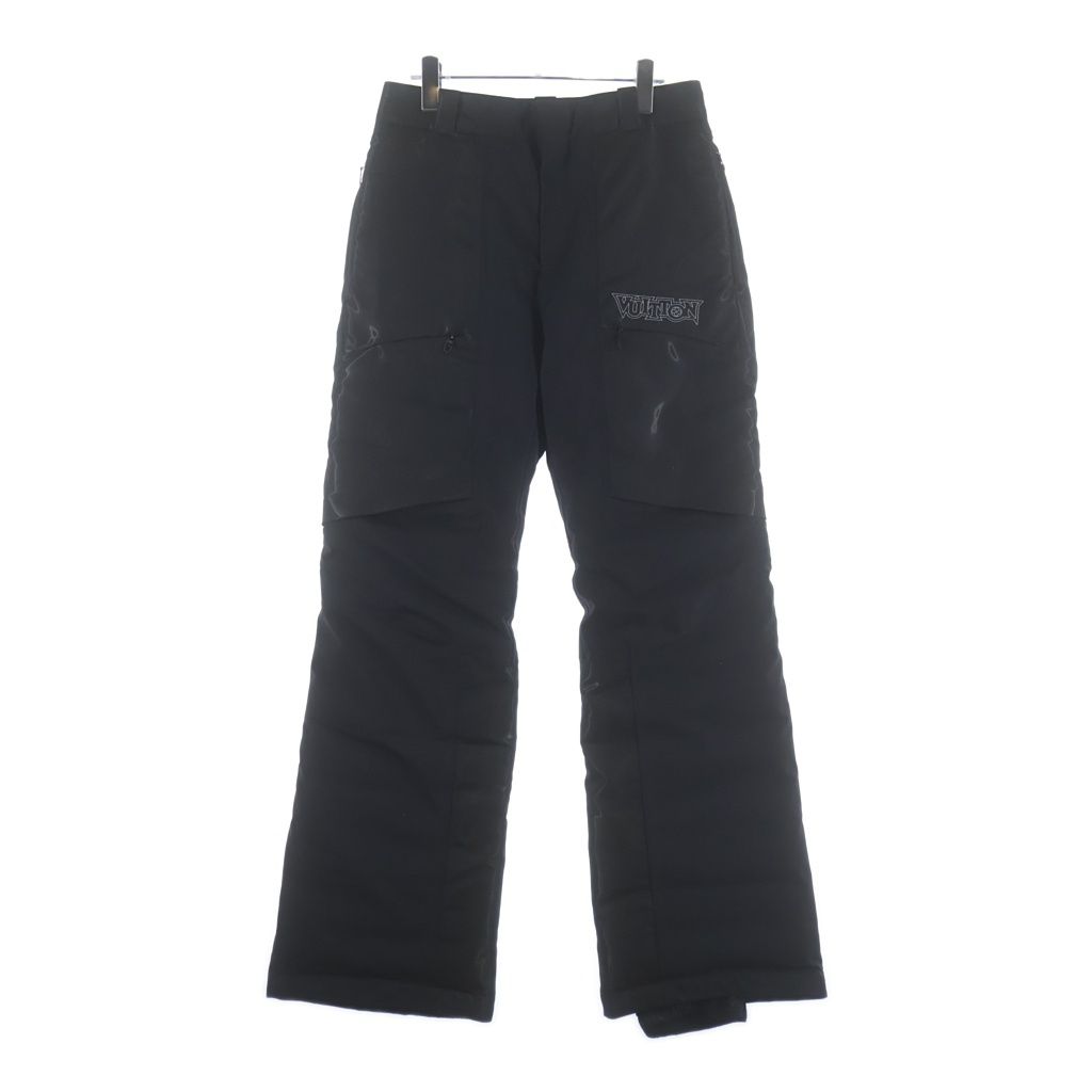 LOUIS VUITTON (ルイヴィトン) 23SS DOWN SKI PANTS ロゴエンブロイダリー ダウン スキーパンツ ブラック RM231M RI9 HOP18W
