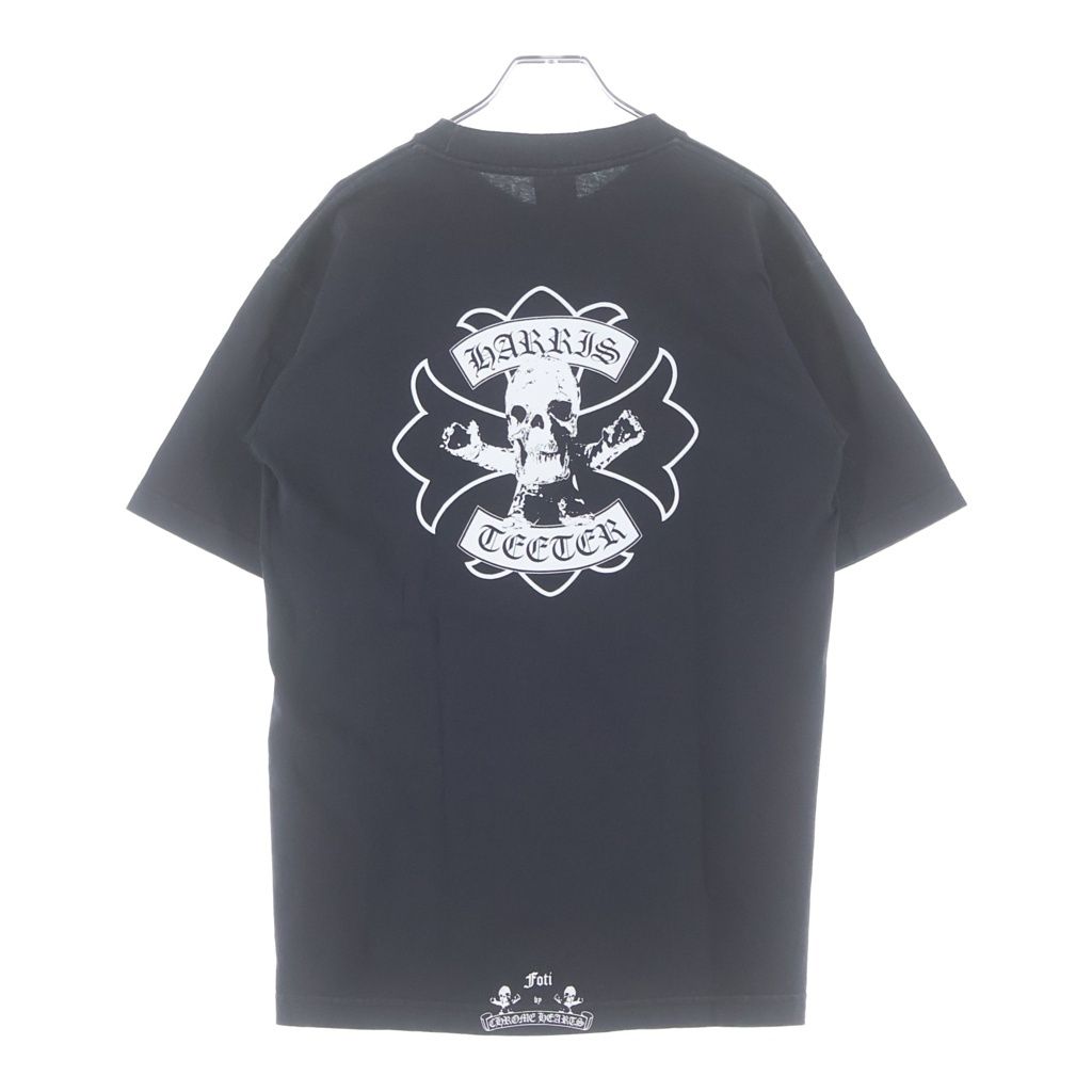CHROME HEARTS (クロムハーツ) OLD CH FOTI PRINT TEE フォティプリント 半袖Tシャツ カットソー ブラック