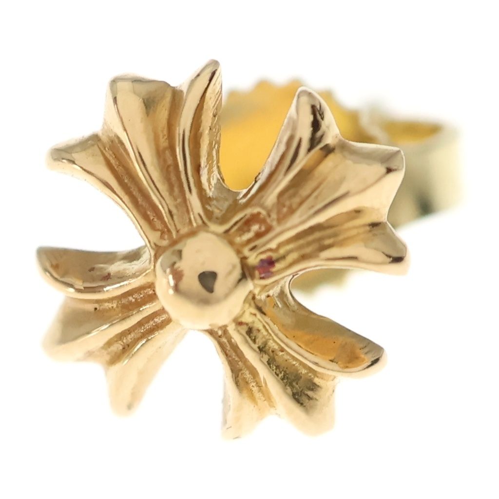 CHROME HEARTS (クロムハーツ) 22K No2 CH PLS CHプラス スタッドピアス ゴールド BCA022