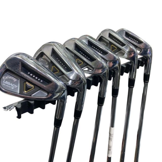 【中古】 キャロウェイ LEGACY BLACK(2013) 6S アイアンセット IR Memphis 10 DB (フレックスSR) メンズ 男性用 右利き 右用 Cランク ゴルフクラブ
