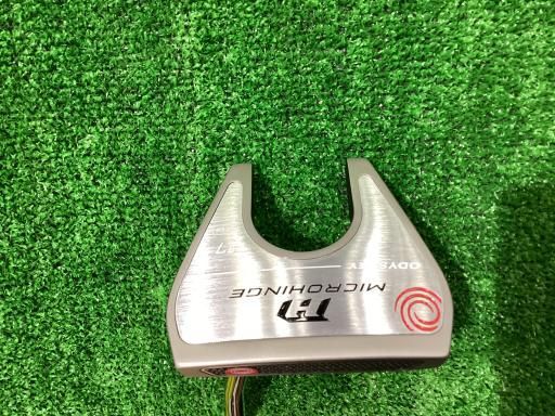 【中古】 オデッセイ MICROHINGE #7 DB 32インチ パター PT スチール (フレックスその他) メンズ 男性用 右利き 右用 Cランク ゴルフクラブ