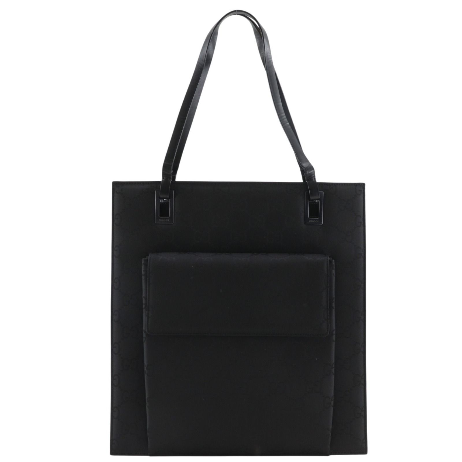 【GUCCI】グッチ GG 002-1008 ナイロンキャンバス 黒 レディース トートバッグ