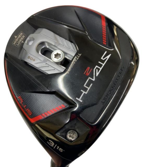 【中古】 テーラーメイド STEALTH2 PLUS 3W フェアウェイウッド FW Diamana TM50(FW) (フレックスS) メンズ 男性用 右利き 右用 Cランク ゴルフクラブ