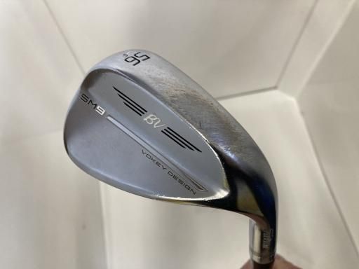 【中古】 タイトリスト VOKEY SPIN MILLED SM9 ツアークロム 56°/14°F ウェッジ WG NS PRO 950GH neo (フレックスS) メンズ 男性用 右利き 右用 Cランク ゴルフクラブ