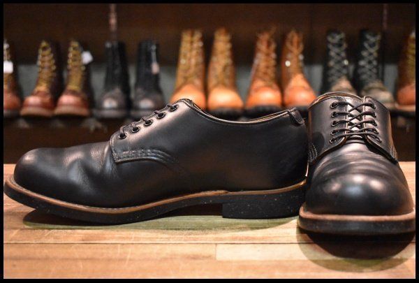 【8.5D 良品 18年】レッドウィング 8054 フォアマン オックスフォード 黒 ブラッククローム 短靴 ローカット ブーツ redwing HOPESMORE【GE063】