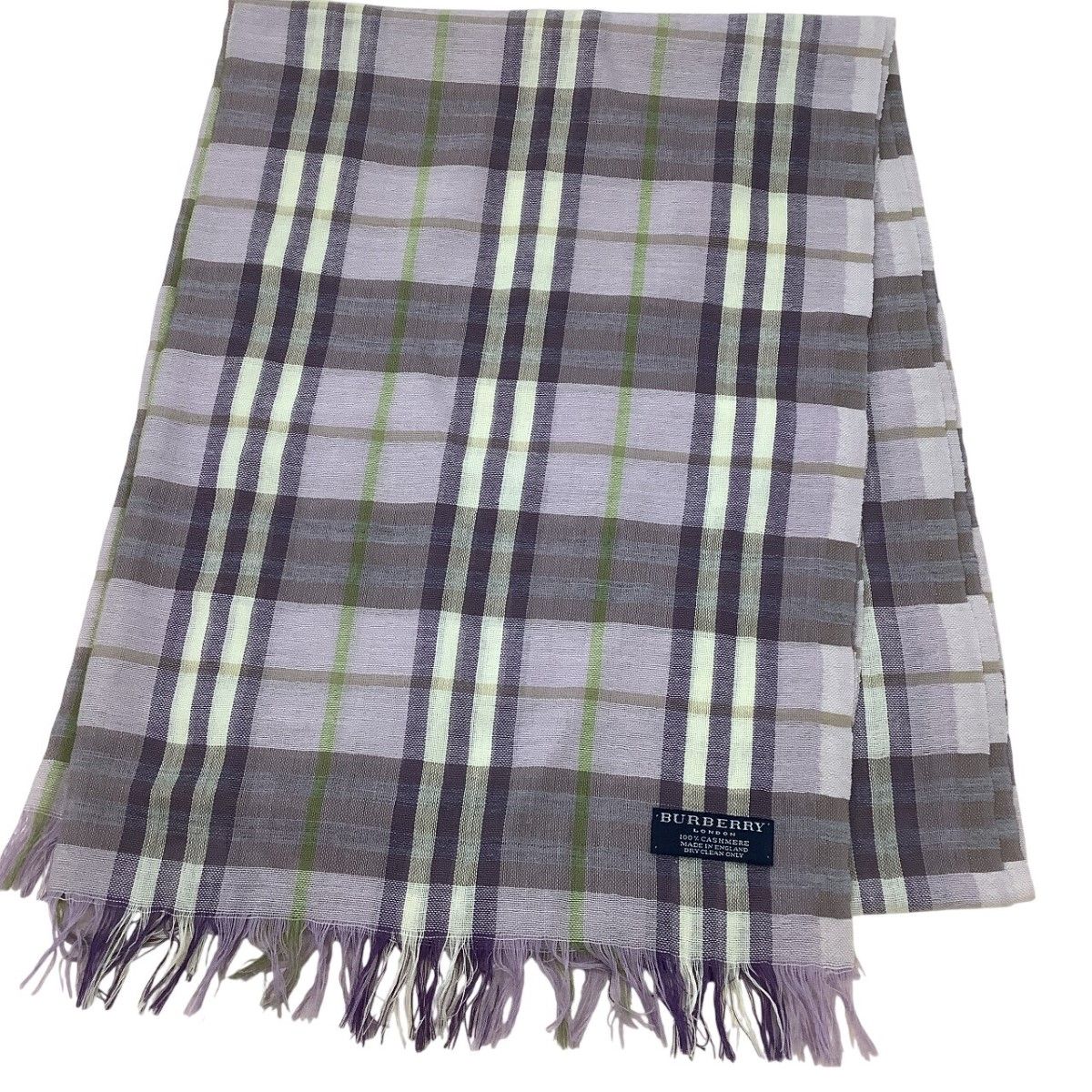 BURBERRY LONDON バーバリーロンドン ストール パープル