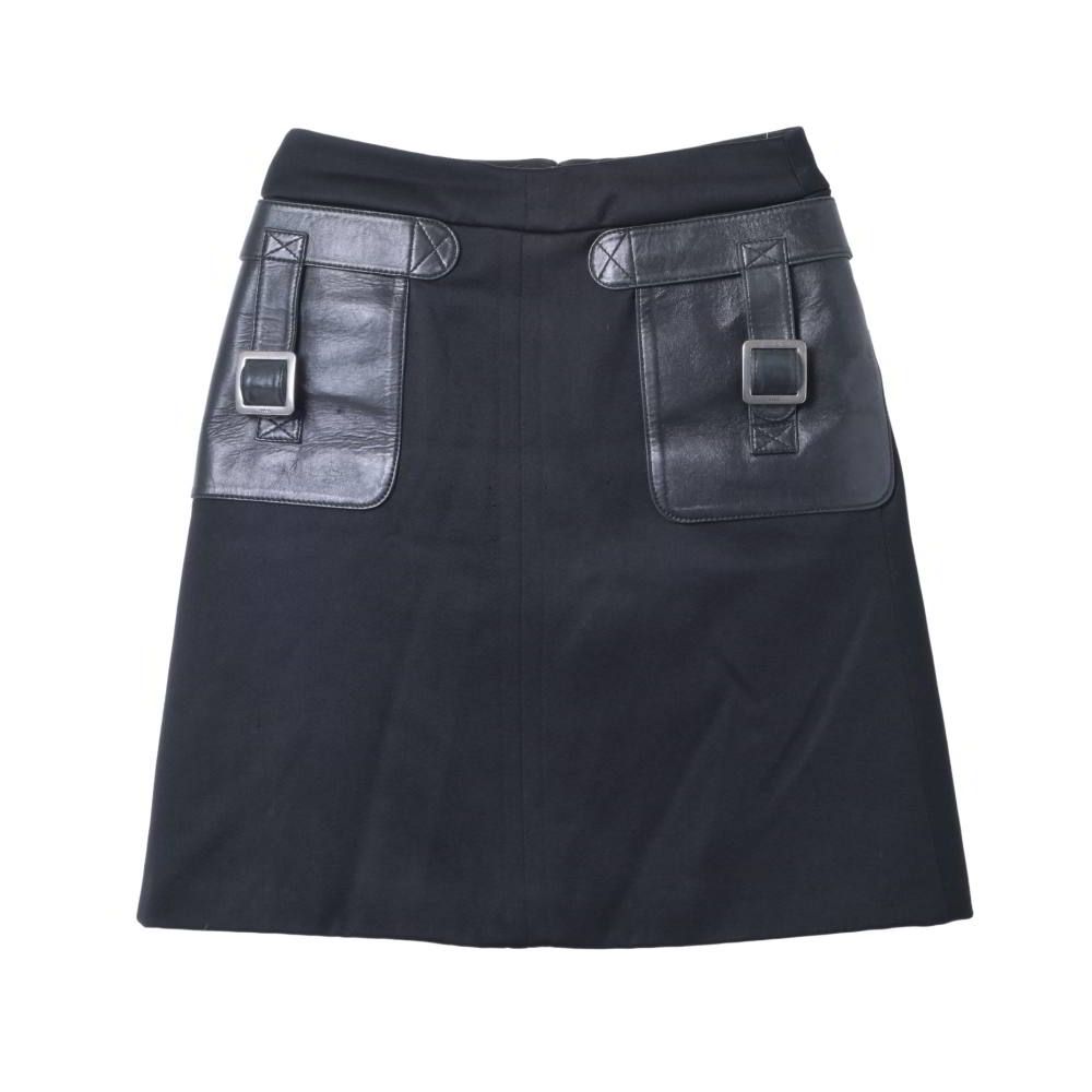 GUCCI レザーパーツ スカート