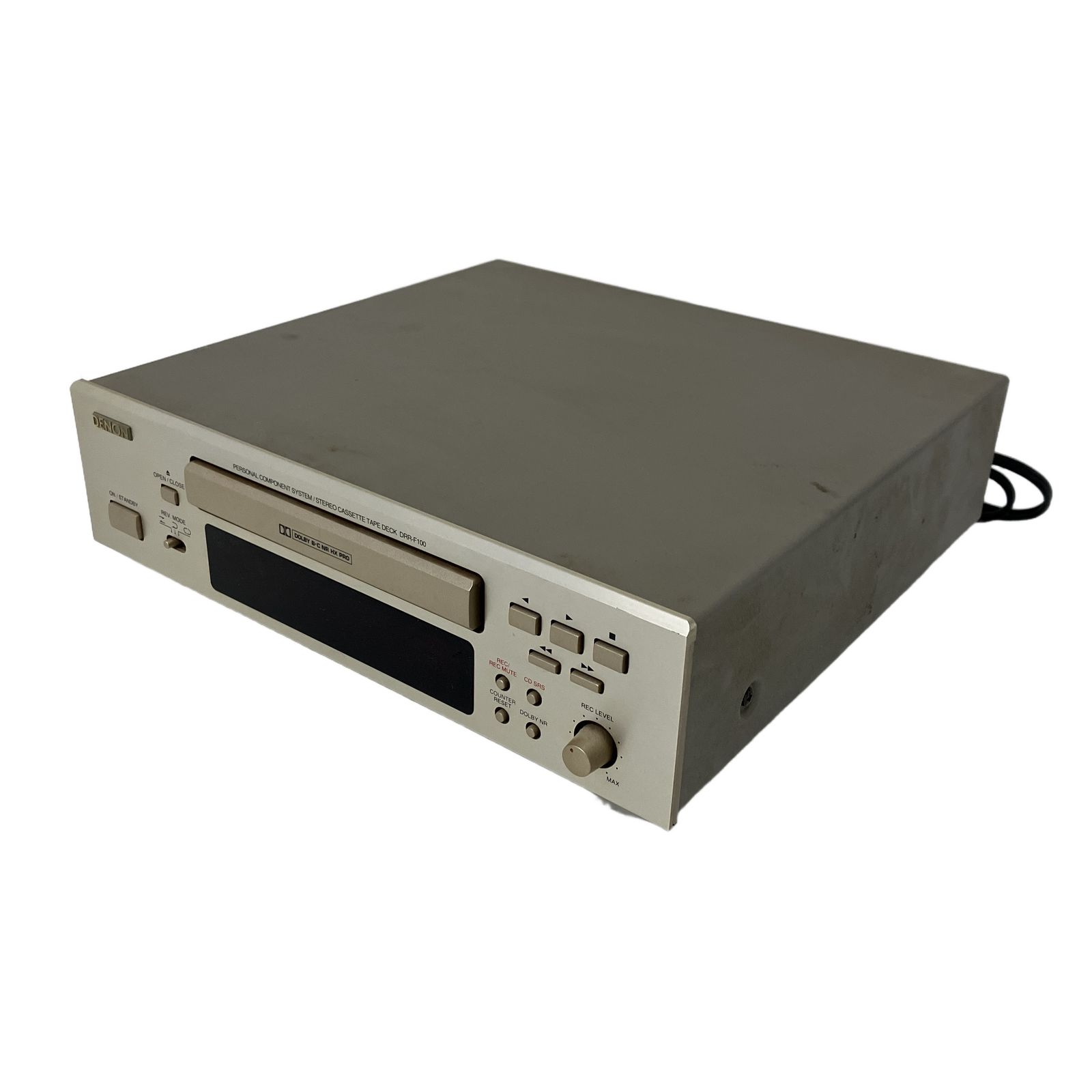 DENON DRR-F100 CASSETTE DECK カセットデッキ 音響機器 ジャンク S11155275