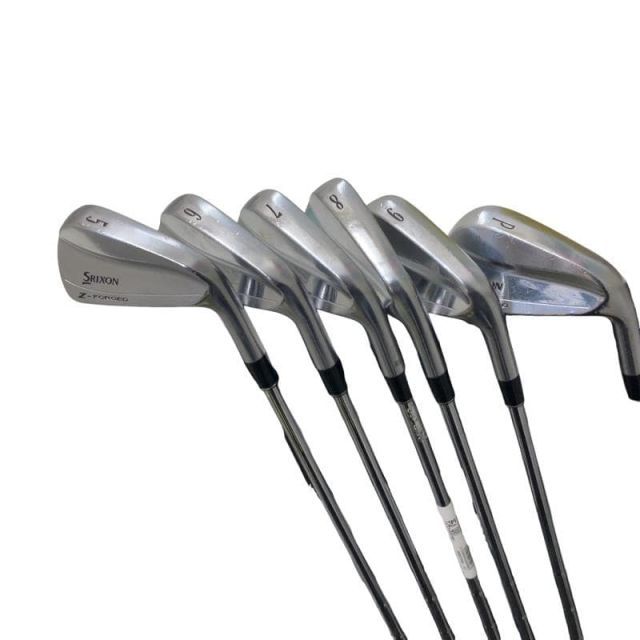 【中古】 ダンロップ SRIXON Z-FORGED 6S アイアンセット IR Dynamic Gold D.S.T (フレックスS) メンズ 男性用 右利き 右用 Cランク ゴルフクラブ