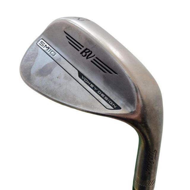 【中古】 タイトリスト VOKEY SPIN MILLED SM10 ニッケル 52°/12°F ウェッジ WG Dynamic Gold (フレックスS) メンズ 男性用 右利き 右用 Cランク ゴルフクラブ