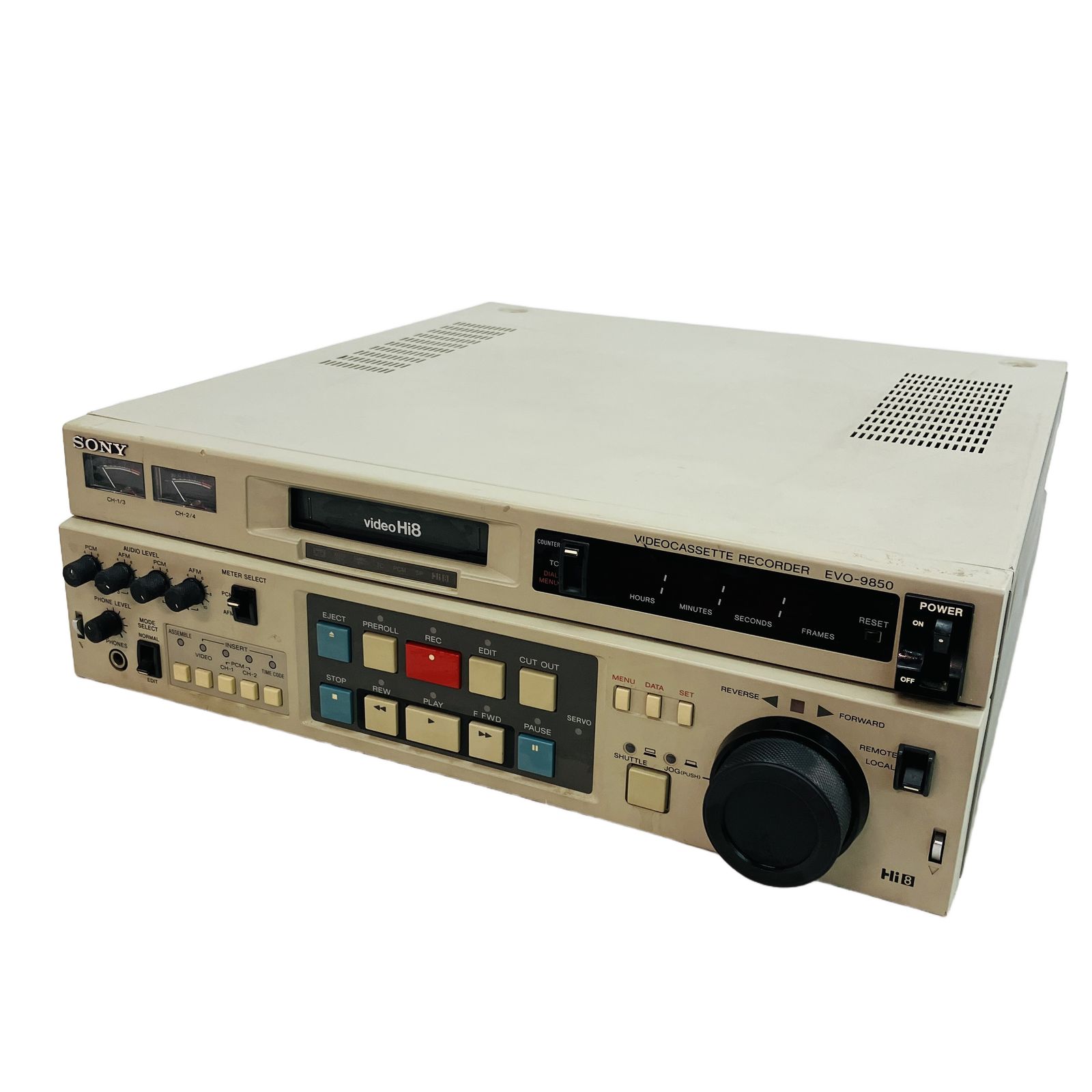 SONY EVO-9850 業務用 Hi8 ビデオデッキ カセットコーダー 映像機器 ソニー ジャンク C11067235