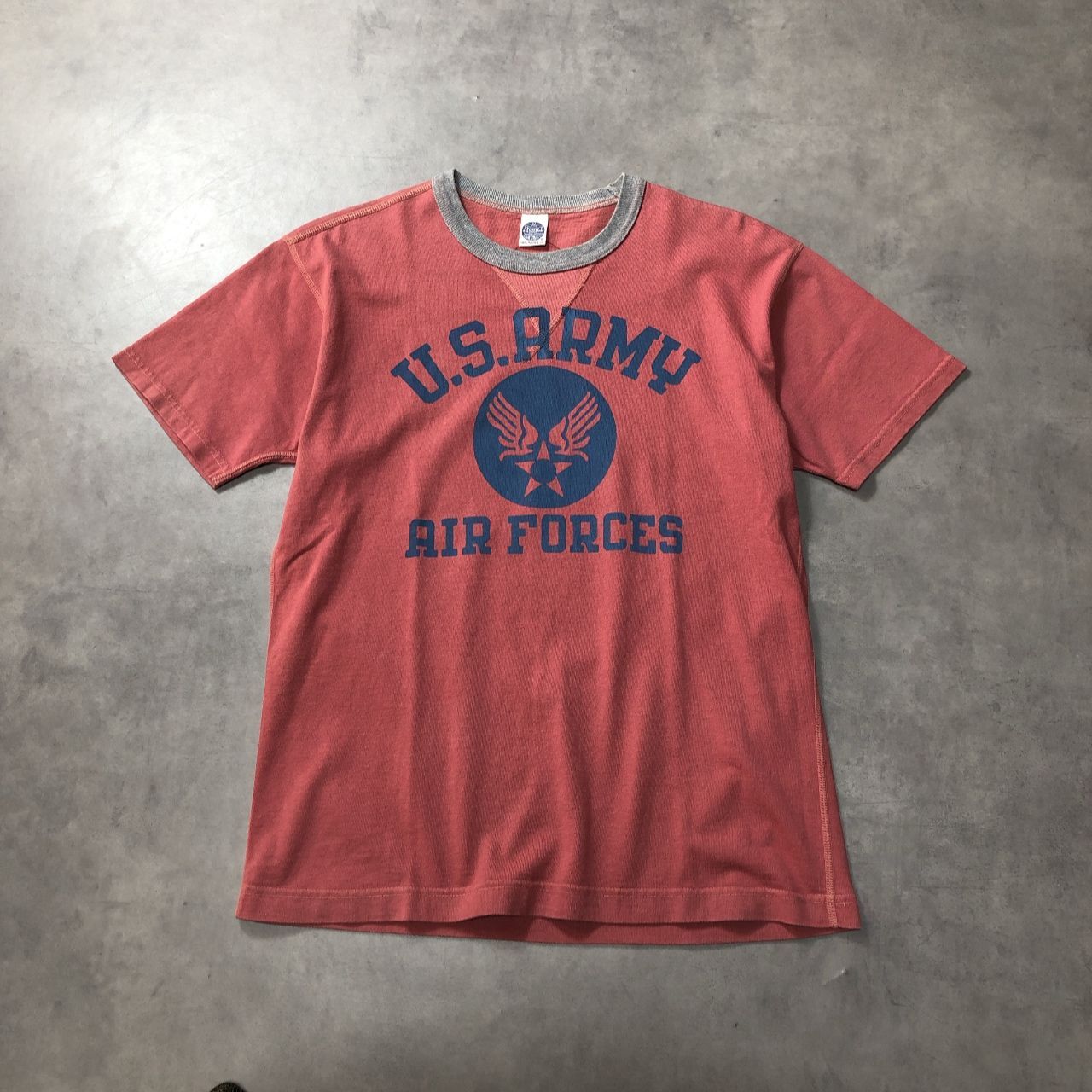 GQ5435◇TOYS McCOY McHILL : U.S.ARMY AIR FORCE Tシャツ◇M◇ピンク系 トイズマッコイTシャツ