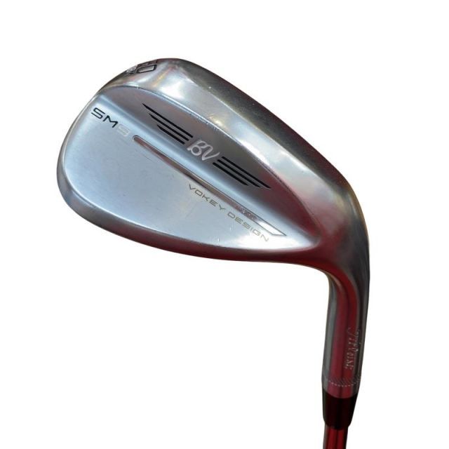 【中古】 タイトリスト VOKEY SPIN MILLED SM9 ツアークロム 60°/08°M ウェッジ WG BV 105 (フレックスその他) メンズ 男性用 右利き 右用 Cランク ゴルフクラブ