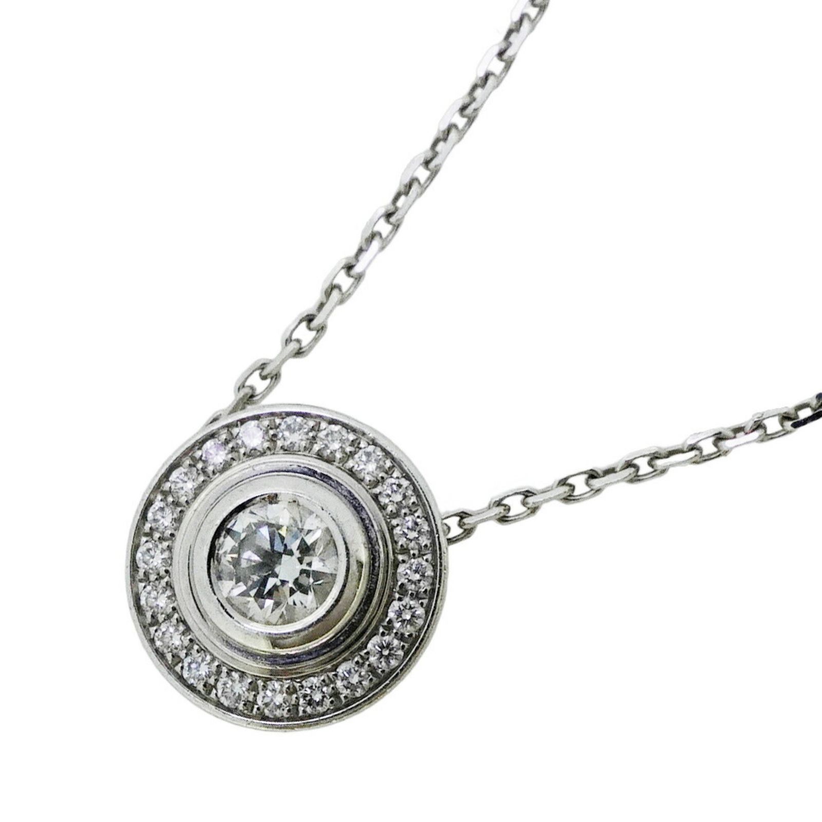 カルティエ(Cartier) カルティエ ネックレス ダムール 18KWG ホワイトゴールド ダイヤモンドレディース P2594637
