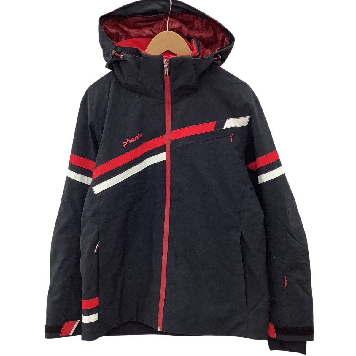PHENIX フェニックス メンズ スノーウェア ジャケット SIZE S ブラック×レッド×ホワイト