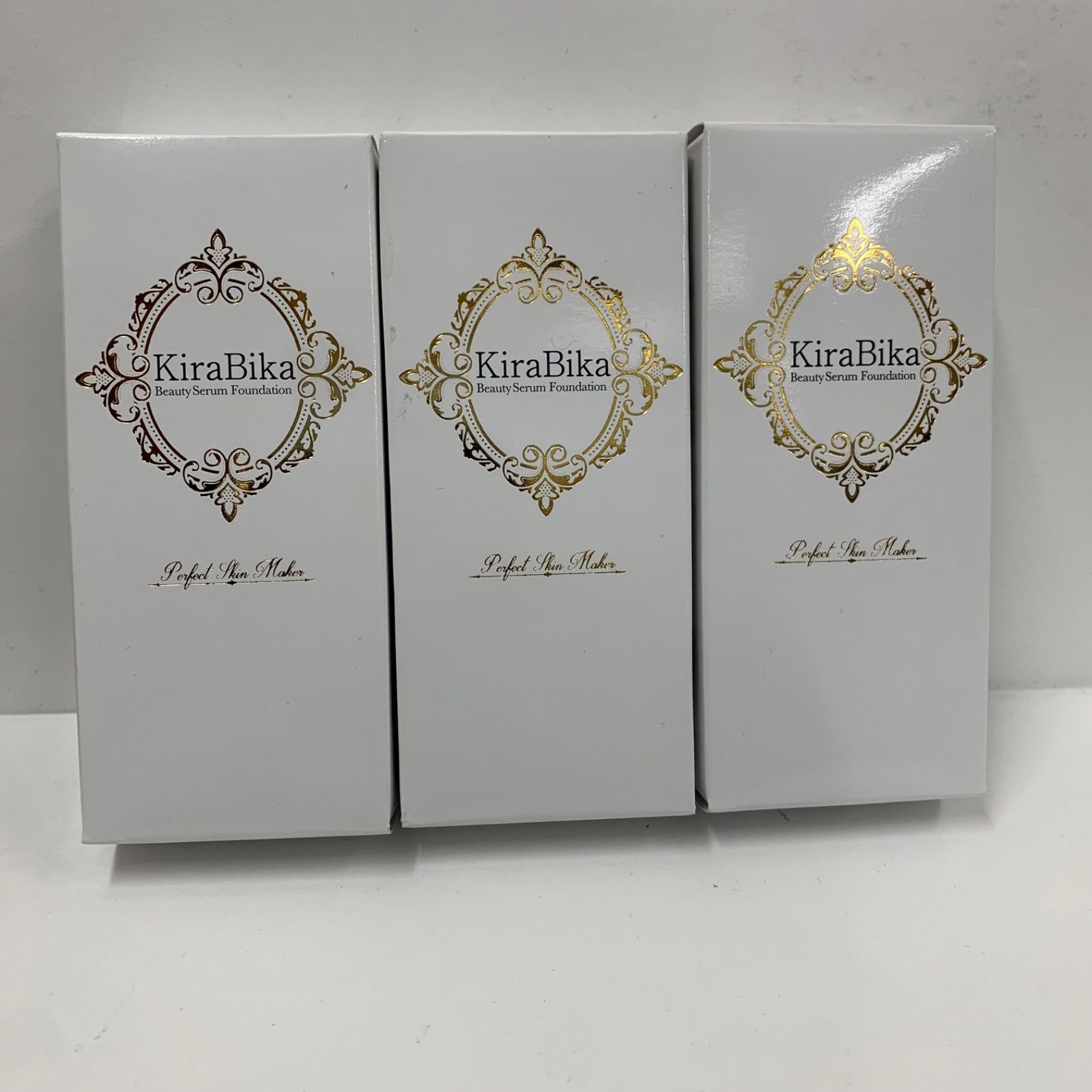 M4451 K KiraBika きらびか ビューティーセラムファンデーションN 26g×2・きらびか ビューティーセラムファンデーション 26g 計3点セット