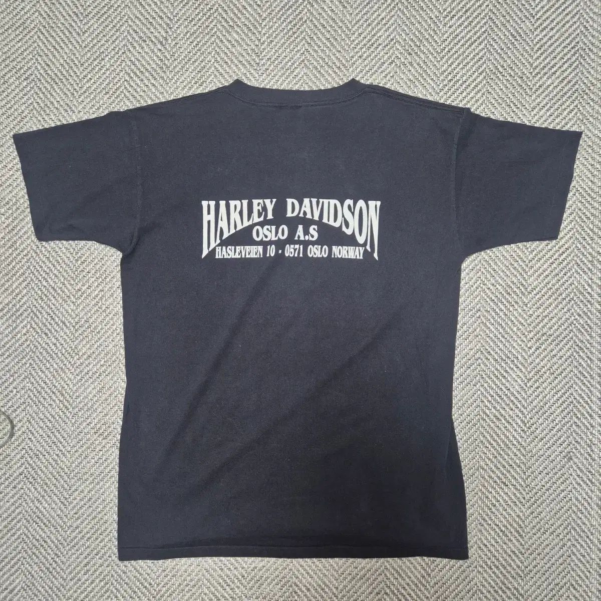90s ヴィンテージ ハーレーダビッドソン シングルステッチ Tシャツ (L 