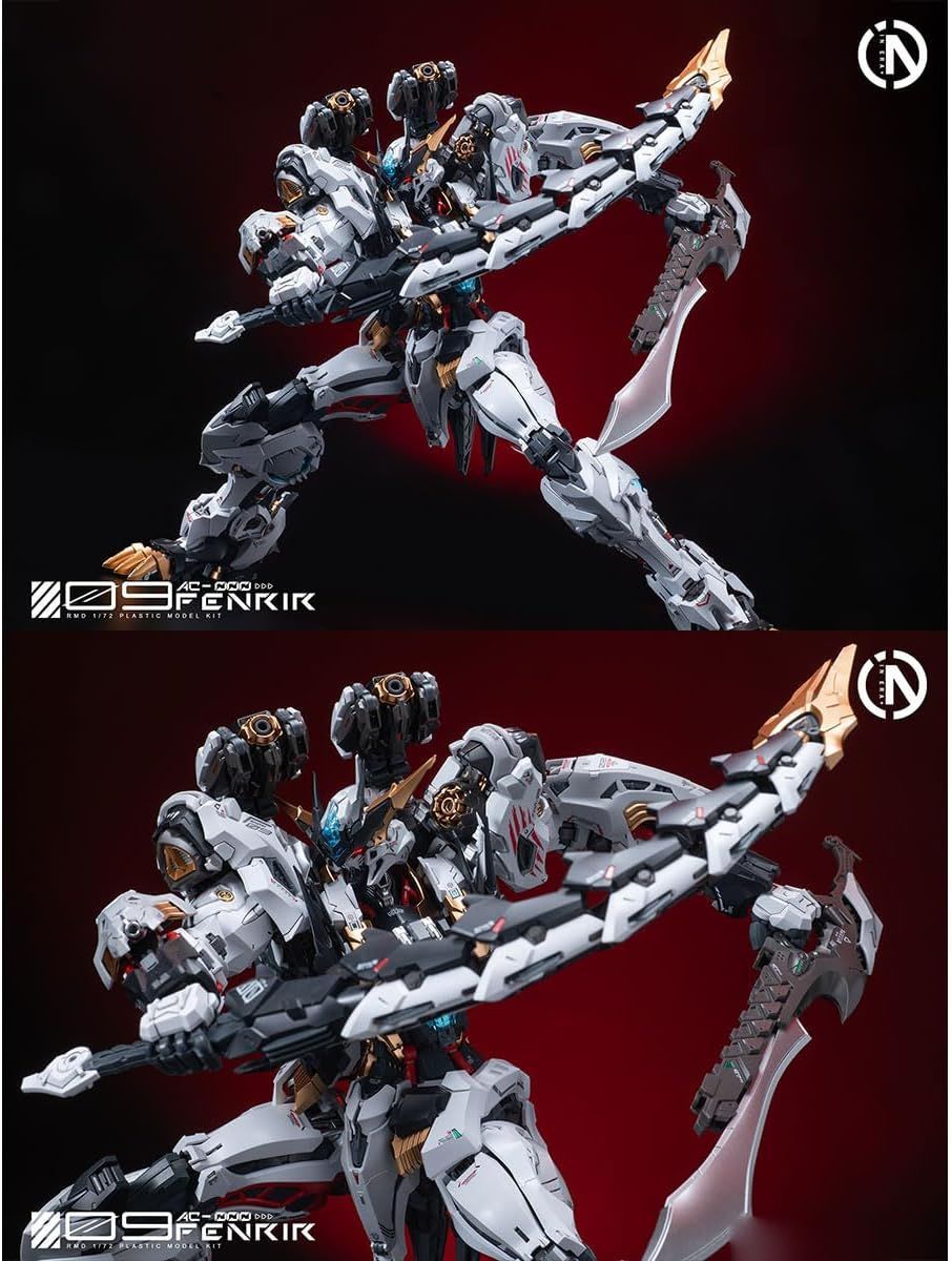 無限新星 INERA+ フェンリル FENRIR 1/72 色分け済みプラモデル