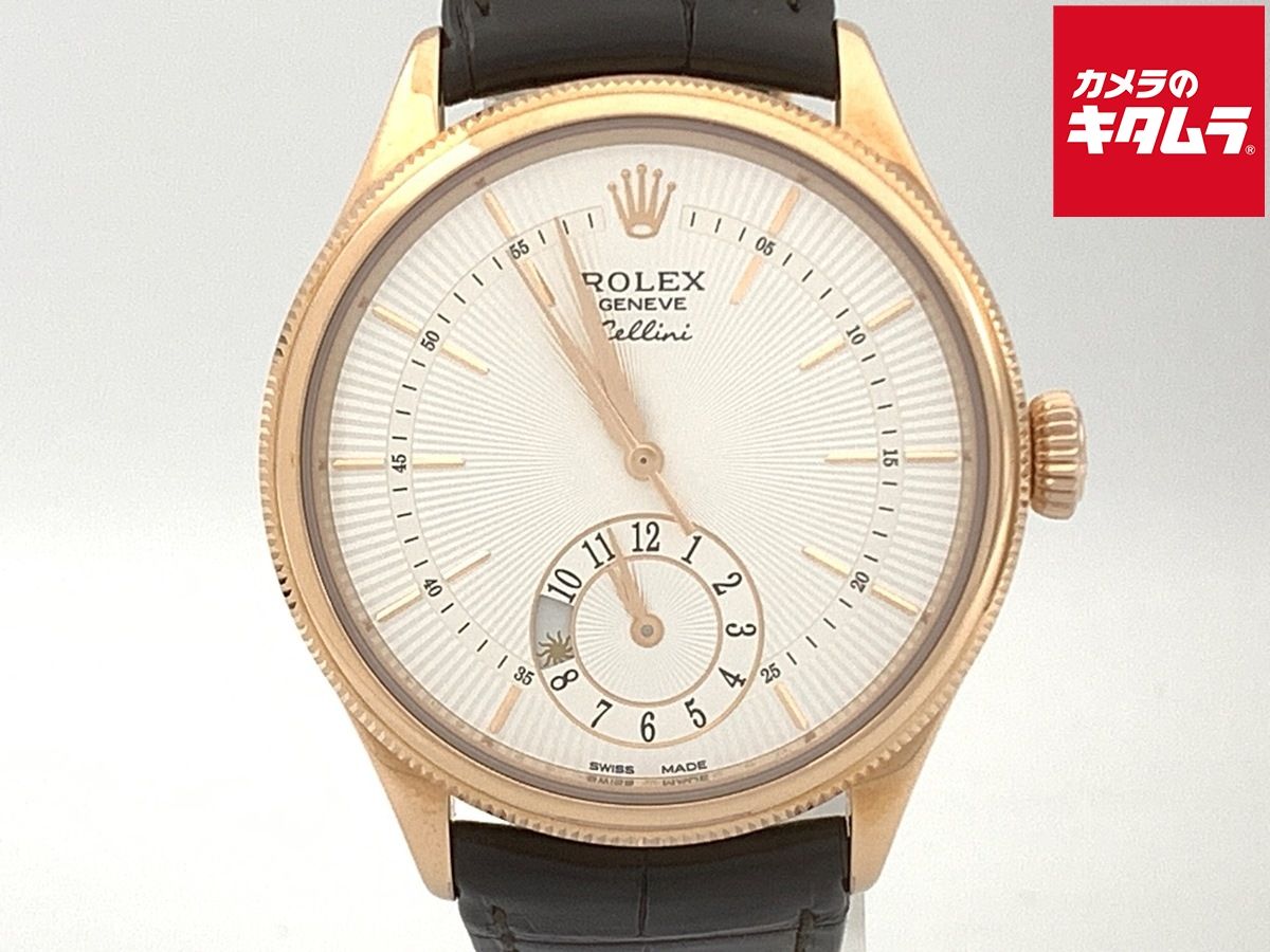 【中古】 【美品】 ロレックス(ROLEX) チェリーニ シルバー 50525 ローズゴールド