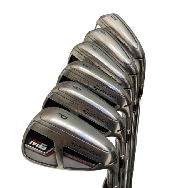 【中古】 テーラーメイド M6 6S アイアンセット IR RE-AX 85 STEEL (フレックスS) メンズ 男性用 右利き 右用 Cランク ゴルフクラブ 31,993円
