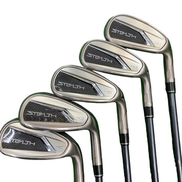 【中古】 テーラーメイド STEALTH HD(2023) 5S アイアンセット IR TENSEI RED TM60(STEALTH IR) (フレックスS) メンズ 男性用 右利き 右用 Cランク ゴルフクラブ