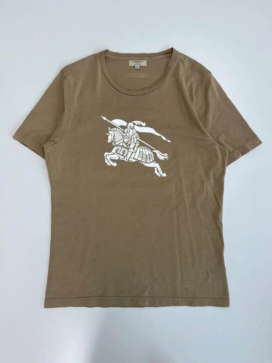 正規品 BURBERRY バーバリー 馬柄デザイン EKD コットン 半袖 Tシャツ