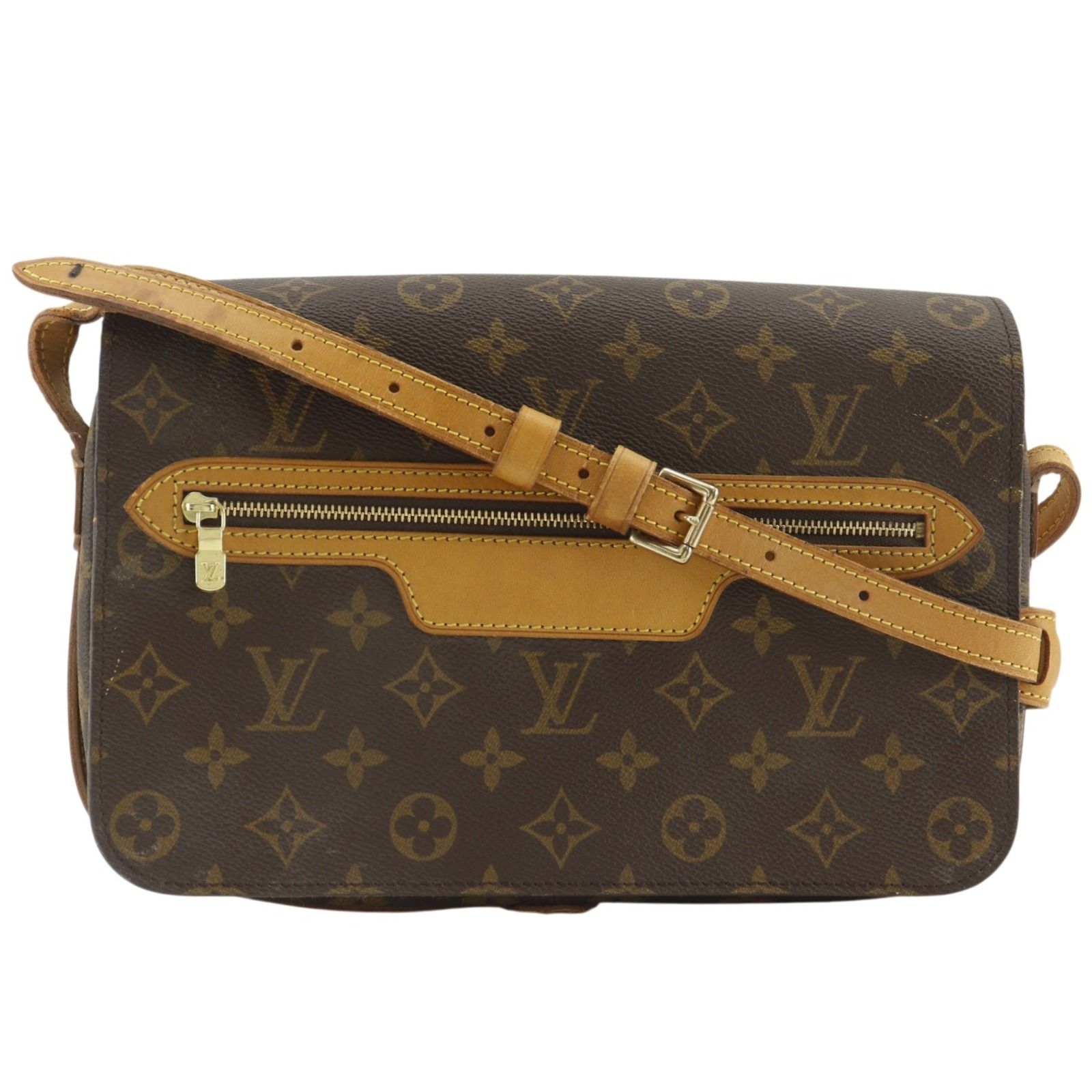 【LOUIS VUITTON】ルイ・ヴィトン サンジェルマン28 ヴィンテージ M51207 モノグラムキャンバス 茶 MO0912 ユニセックス ショルダーバッグ