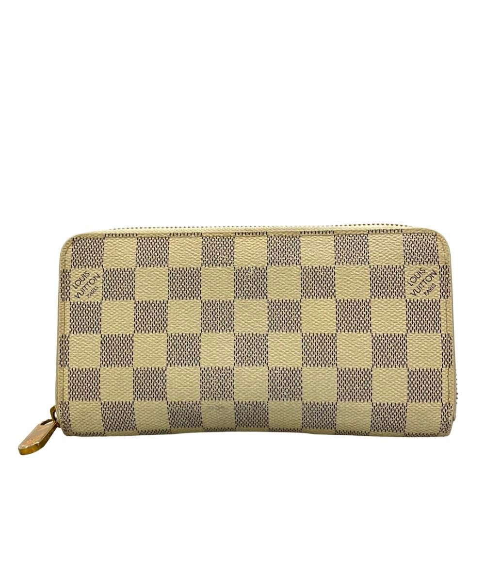 ルイ・ヴィトン ラウンドファスナー長財布 ジッピー ウォレット ダミエ アズール N60019 メンズ レディース LOUIS VUITTON