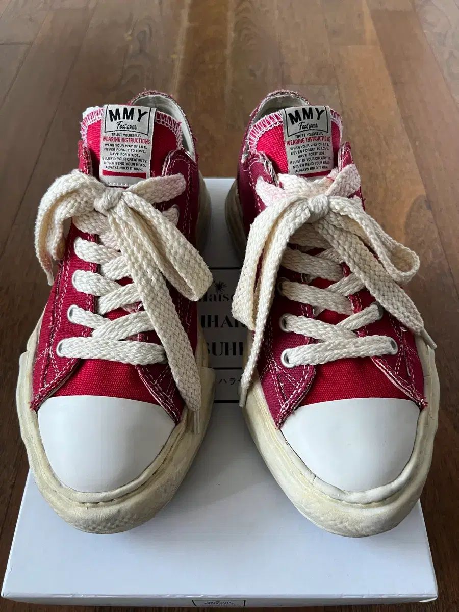 Maison MIHARA YASUHIRO メゾンミハラヤスヒロ オーバダイド レッド ピーターソン G-DRAGON（ジードラゴン）